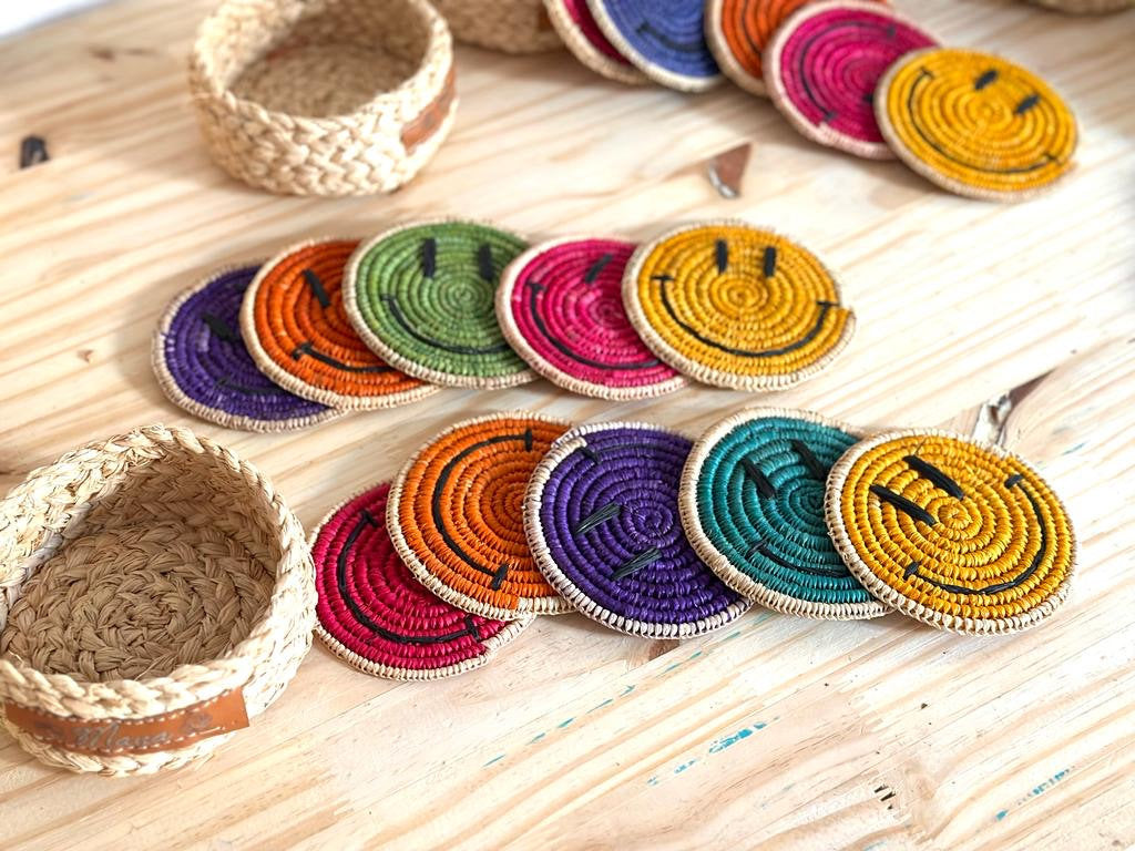 SMILEY COASTERS